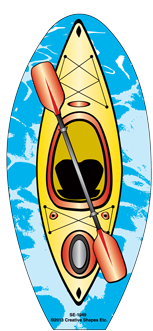 SHAPES ETC. Large Notepad - Kayak