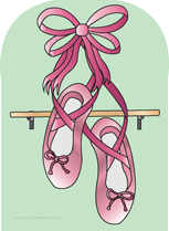 SHAPES ETC. Mini Notepad - Ballet