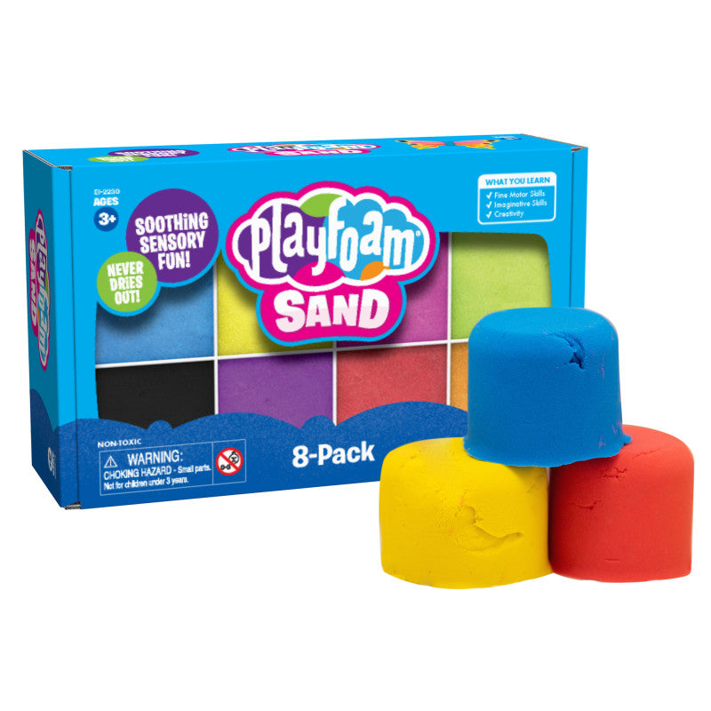 Learning Resources Playfoam Sand, 8 Pack (EI-2230)