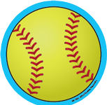 SHAPES ETC. Mini Notepad - Softball