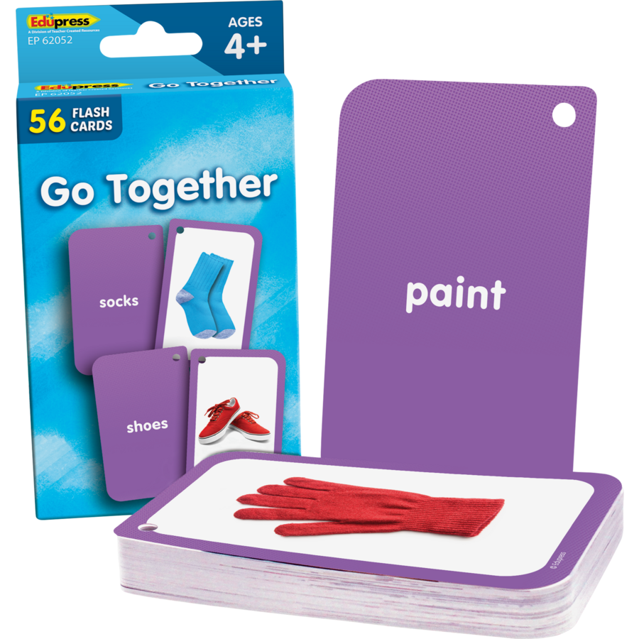 Teacher Created Resources Go Together Flash Cards, 3⅛" x 5⅛", 56 Cards (EP 62052)