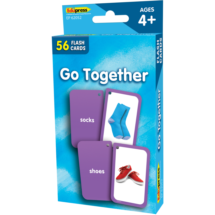 Teacher Created Resources Go Together Flash Cards, 3⅛" x 5⅛", 56 Cards (EP 62052)