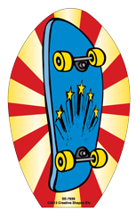 SHAPES ETC. Mini Notepad - Skateboard