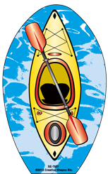 SHAPES ETC. Mini Notepad - Kayak