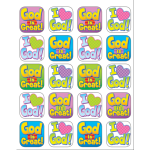 Teacher Created Resources God is Great Stickers (TCR 7040)