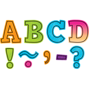Teacher Created Resources Brights 4Ever Bold Block 3" Magnetic Letters (TCR 77053)