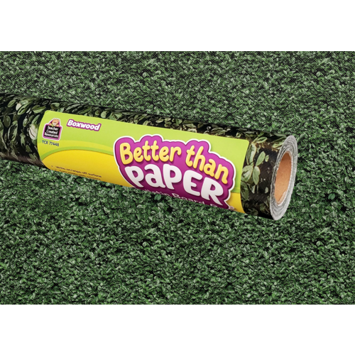 Teacher Created Resources Boxwood Better Than Paper Bulletin Board Roll, 4' x 12' (TCR 77448)