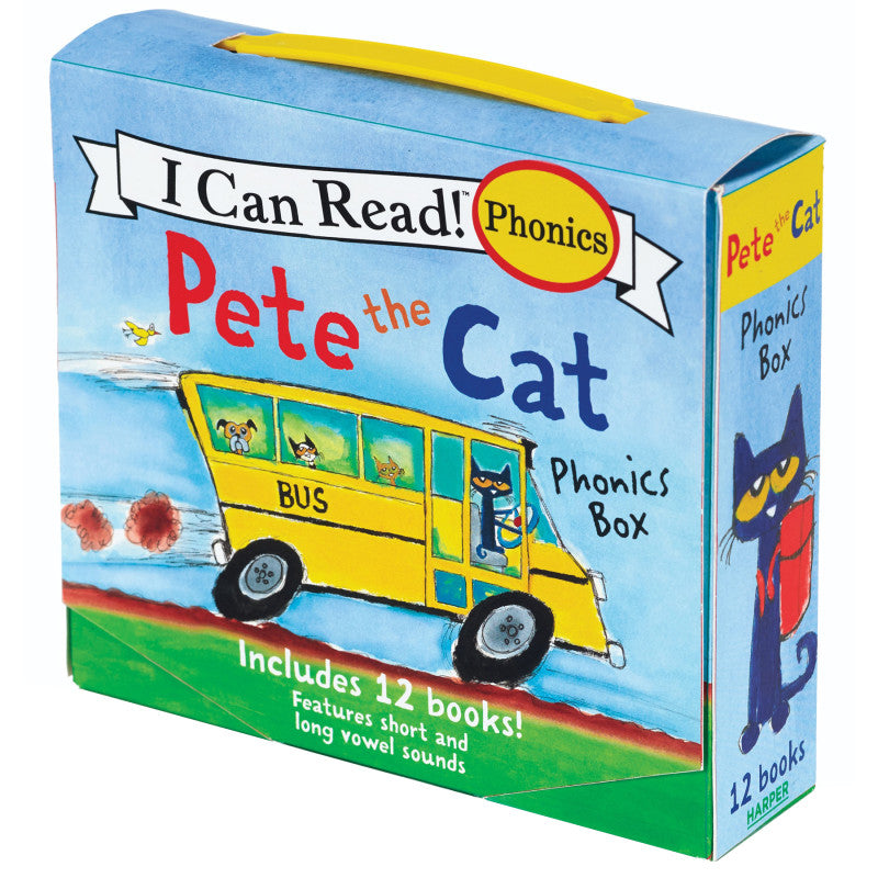 Pete the Cat Phonics Set, 12 Books (HC-9780062404527)