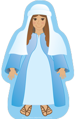 SHAPES ETC. Large Notepad - Holyland Girl