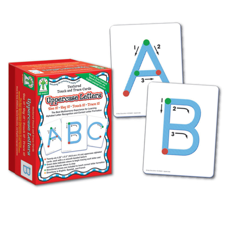 Carson Dellosa Textured Touch & Trace, Uppercase (KE-846011)
