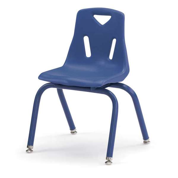 Jonti-Craft Berries Stacking Chair with Powder Coated Legs, 14", Color Variants