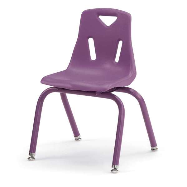 Jonti-Craft Berries Stacking Chair with Powder Coated Legs, 14", Color Variants