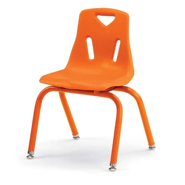 Jonti-Craft Berries Stacking Chair with Powder Coated Legs, 14", Color Variants
