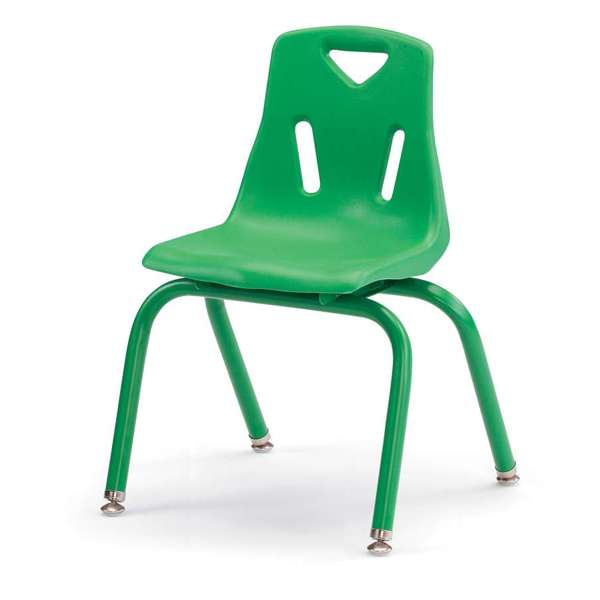 Jonti-Craft Berries Stacking Chair with Powder Coated Legs, 14", Color Variants