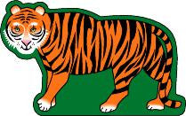 SHAPES ETC. Mini Notepad - Tiger