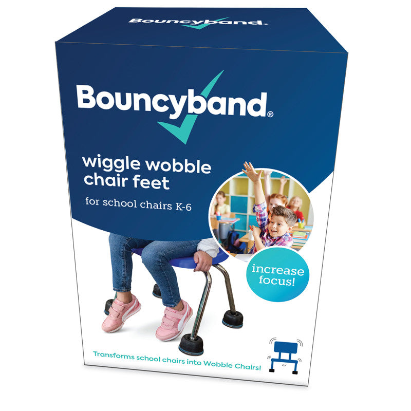 Bouncy Bands Wiggle Wobble Chair Feet, Set of 4 (BBAWWCF)