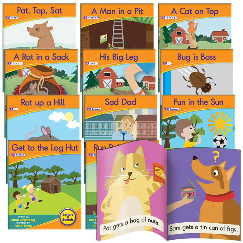 Junior learning Letters & Sounds Phase 2 Set 1 Fiction (JRL 381)