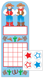 SHAPES ETC. Incentive Sticker Set - Western