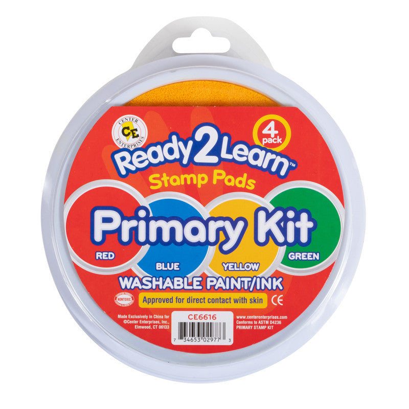 Learning Advantage Jumbo Circular Washable Pads, Primary Kit (CE 6616)