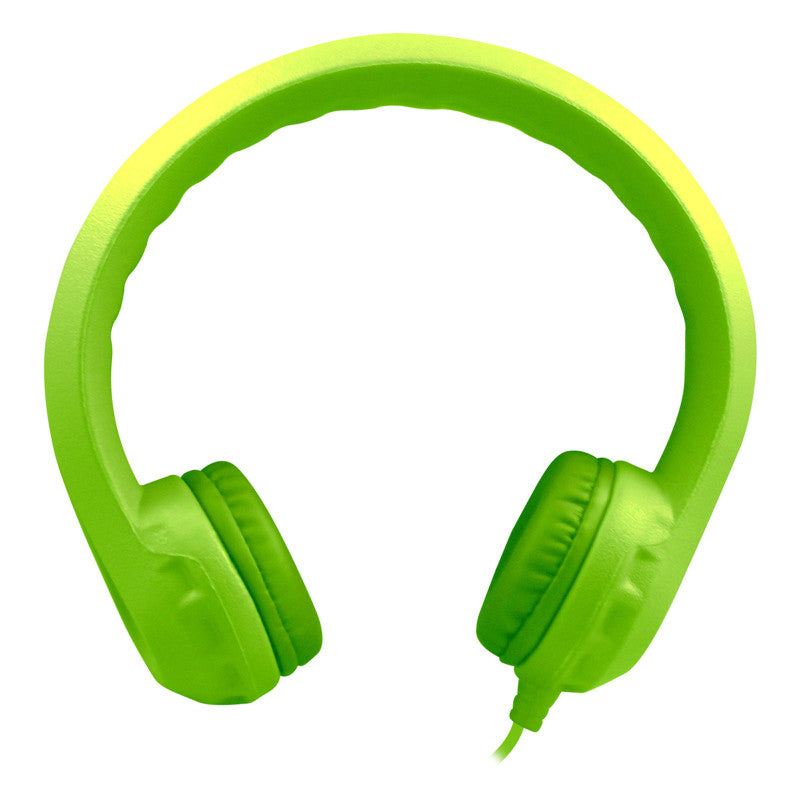 Hamilton Electronics Flex-Phones Indestructable Green Foam Headphones (HECKIDSGRN)