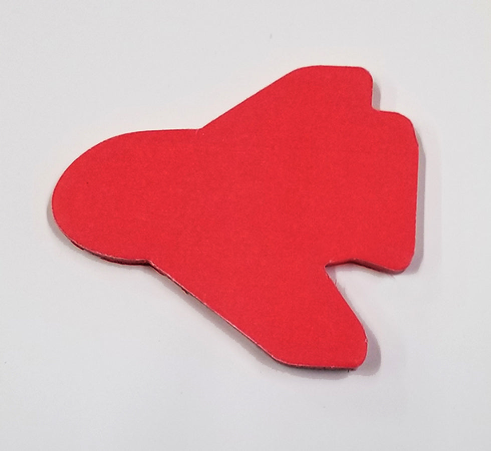 SHAPES ETC. Sticky Shape Notepad - Airplane