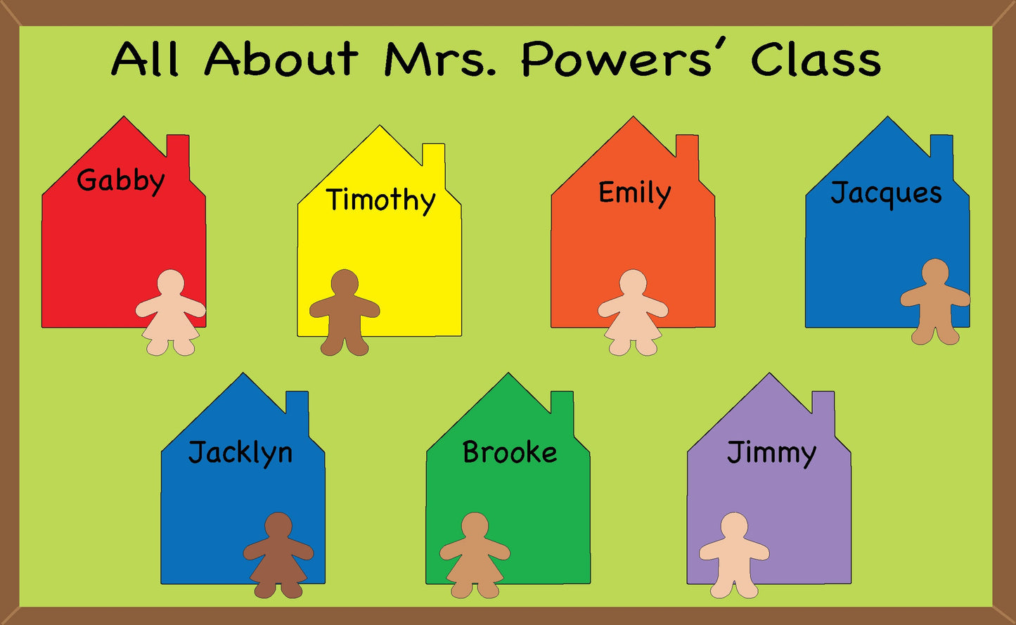 SHAPES ETC. Person Multicultural Creative Cut-Outs- 5.5”