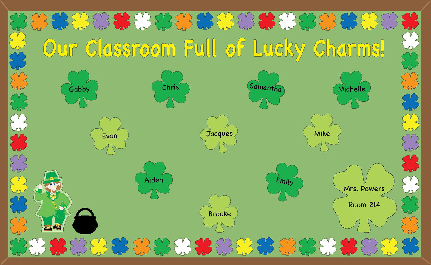 SHAPES ETC. Large Notepad - Leprechaun