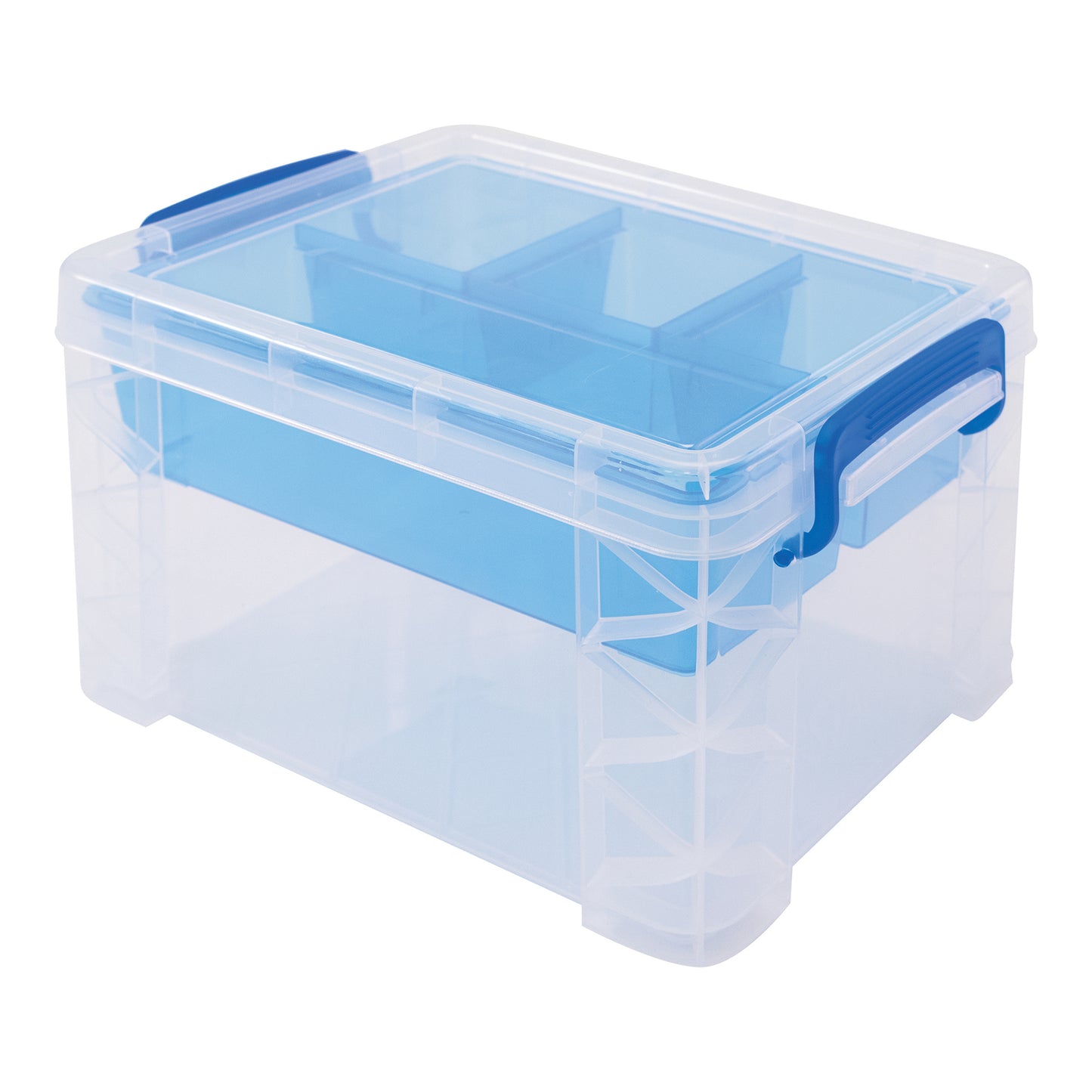 Advantus Super Stacker Divided Storage Box with Insert (AVT 37375)