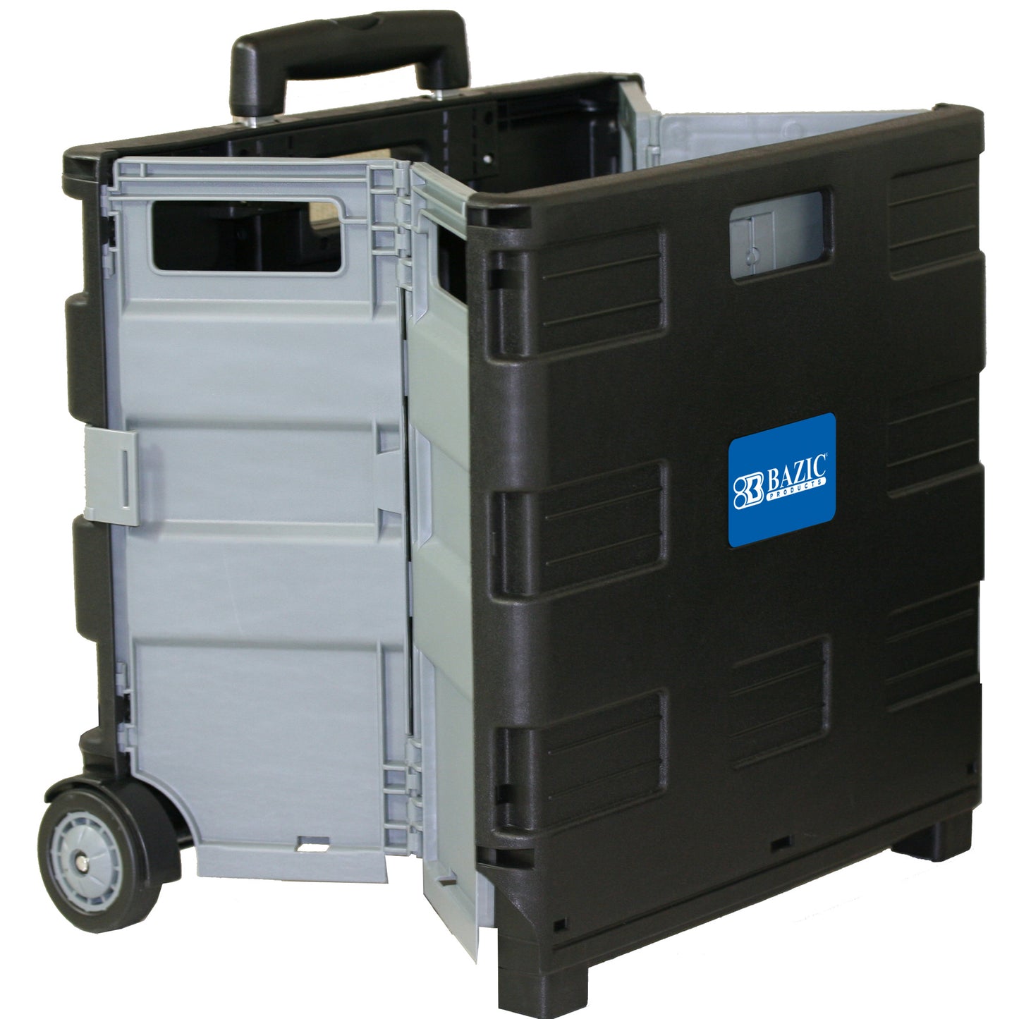 Bazic Rolling Cart, Black (BAZ 2196)