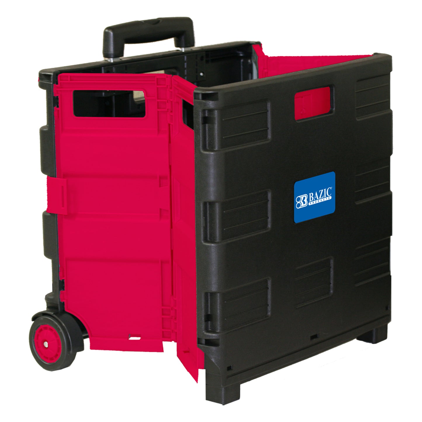 Bazic Rolling Cart, Red (BAZ 2199)