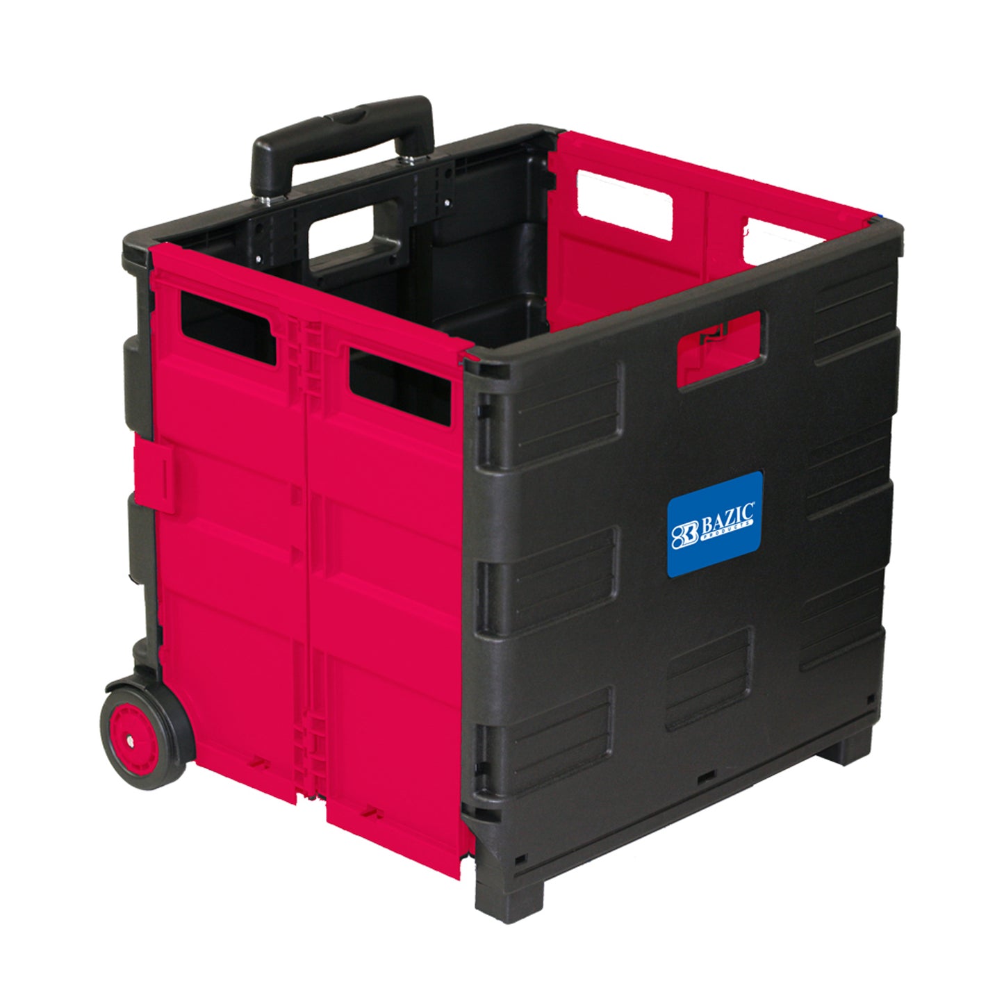 Bazic Rolling Cart, Red (BAZ 2199)
