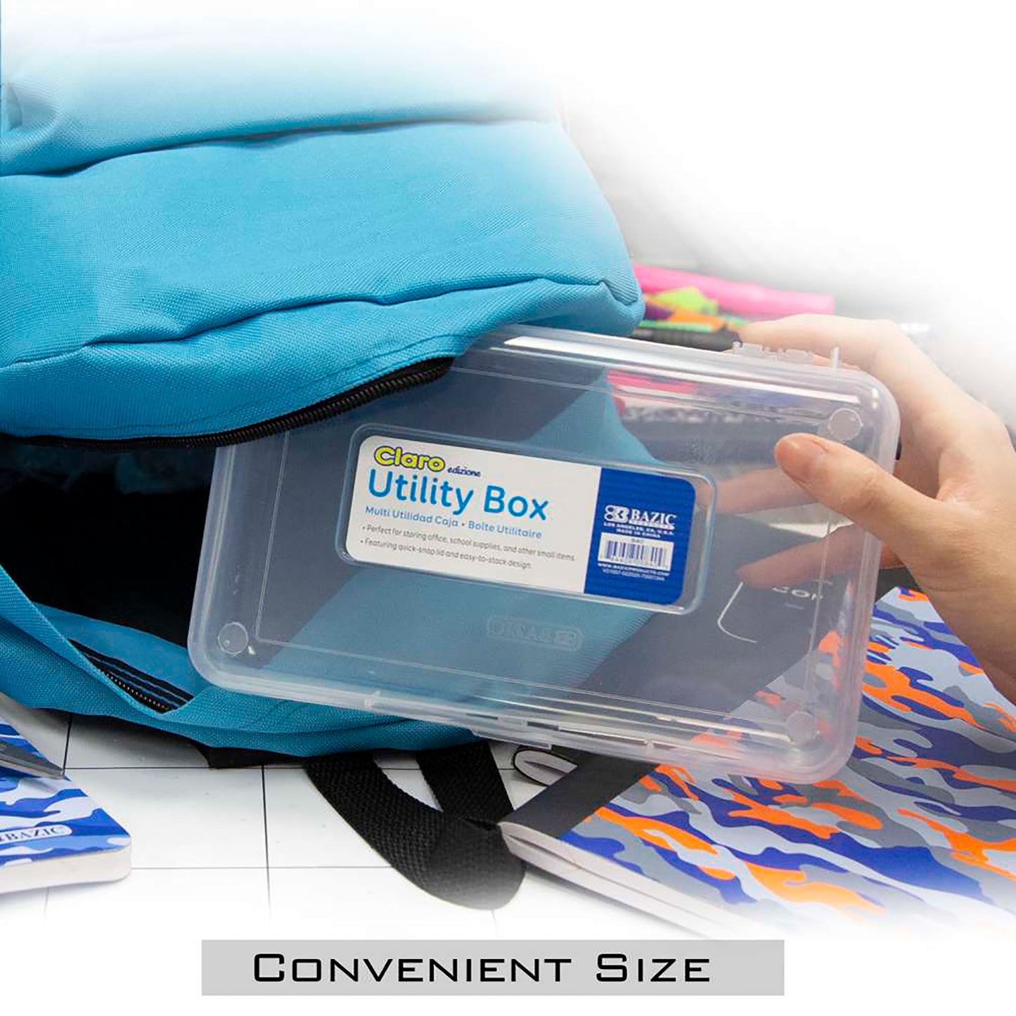 Clear Multipurpose Utility Box, Pack of 6