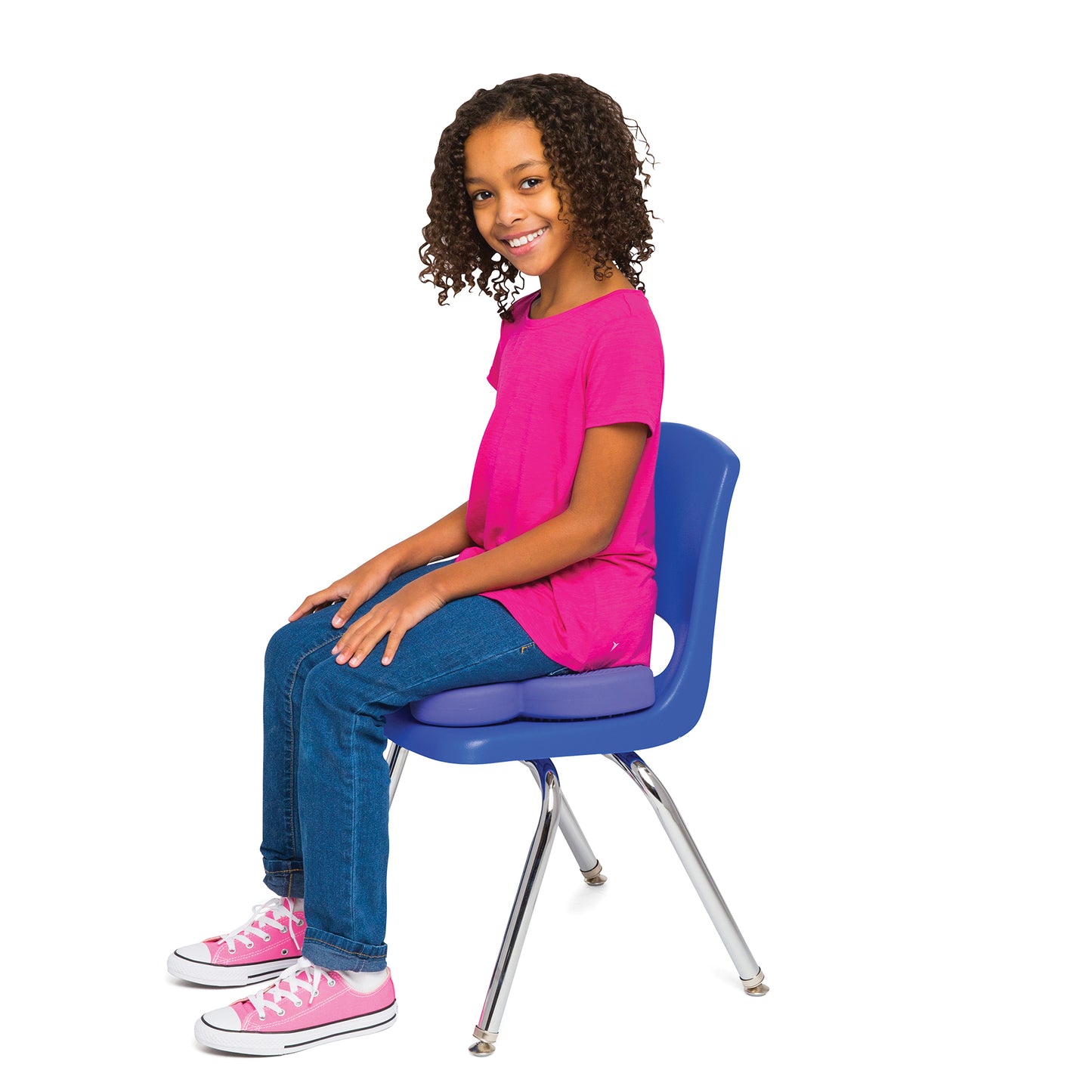Wiggle Seat Sensory Cushion, Purple Butterfly