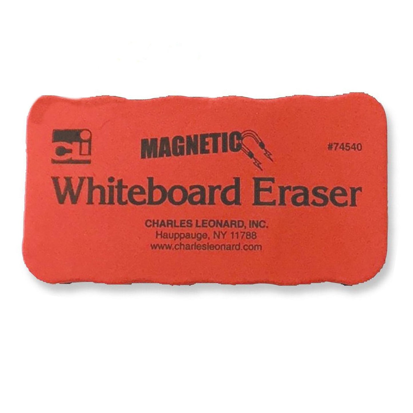 Advantus Magnetic Whiteboard Erasers, Red, 12 Pack, 4 x 2 (CHL 74540)
