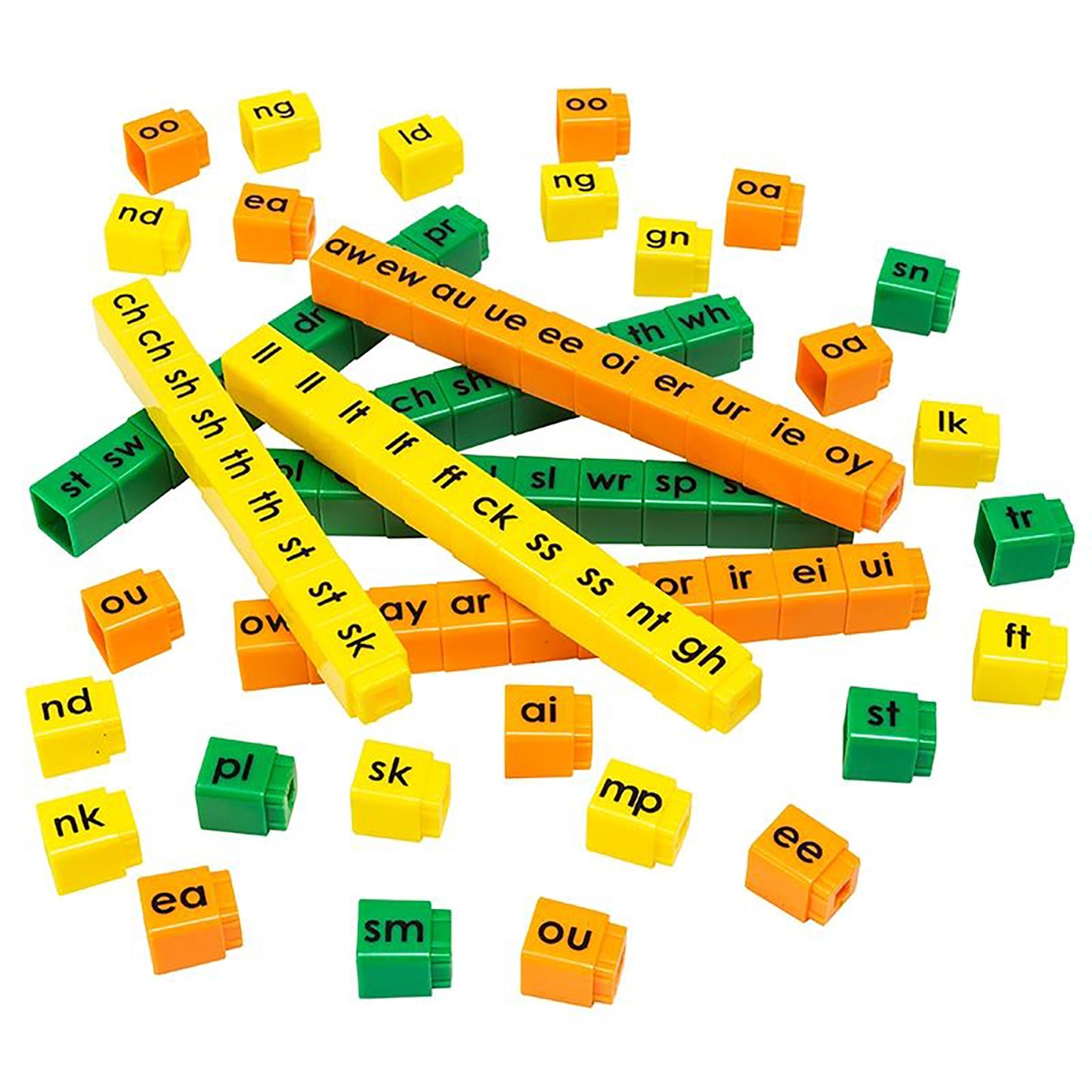 Unifix® Letter Cubes, Blends, Set of 90
