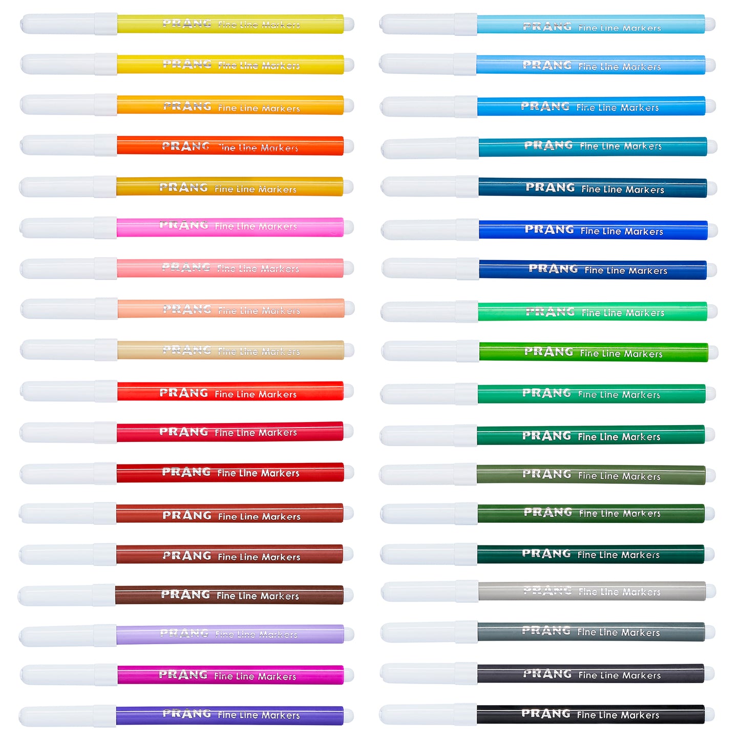 Dixon Prang Classic Art Fine Line Markers, 36 Pack (DIXX 80712)