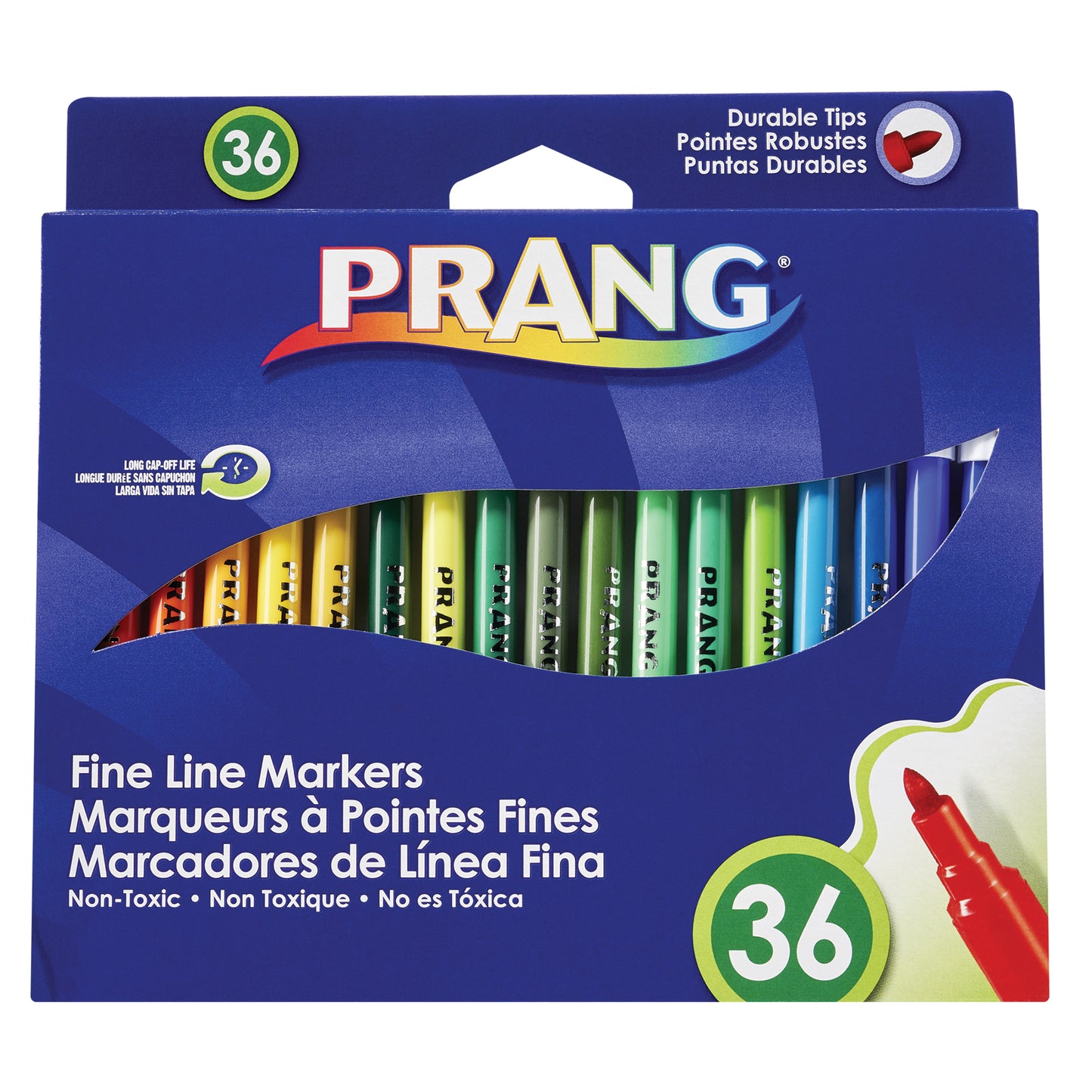 Dixon Prang Classic Art Fine Line Markers, 36 Pack (DIXX 80712)