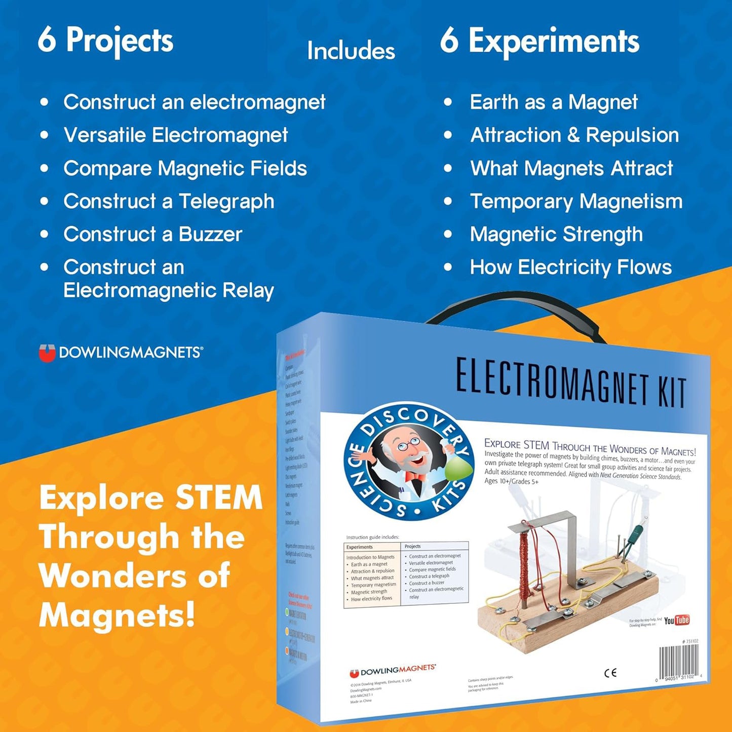 Dowling Magnets Science Kit Electromagnet (DO-731102)