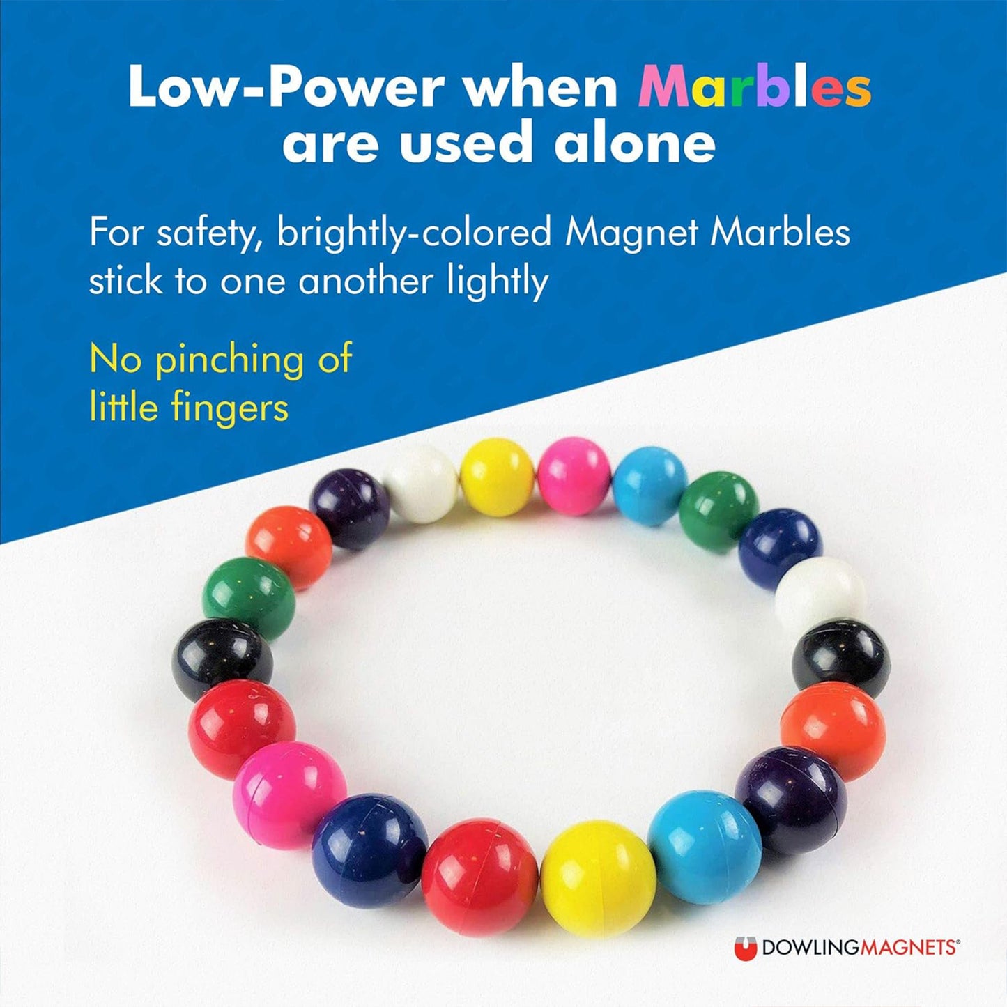 20 Magnet Marbles, Assorted Colors, 3 Packs