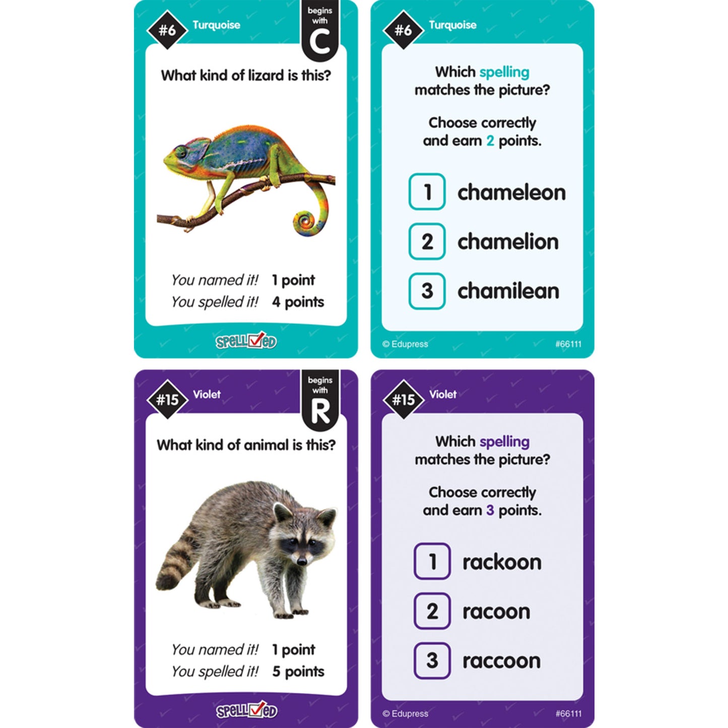 Teacher Created Resources Spellchecked Card Game (EP-66111)