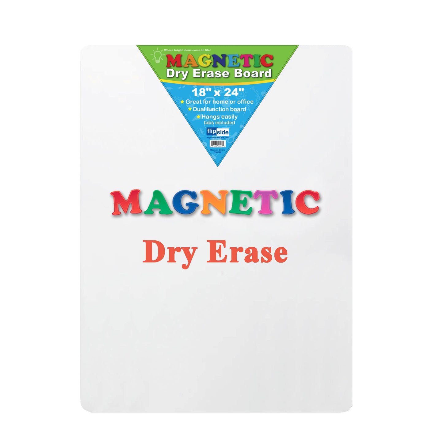 Flipside Magnetic Dry Erase Board, 17.5 x 23.5 (FLP 10026)