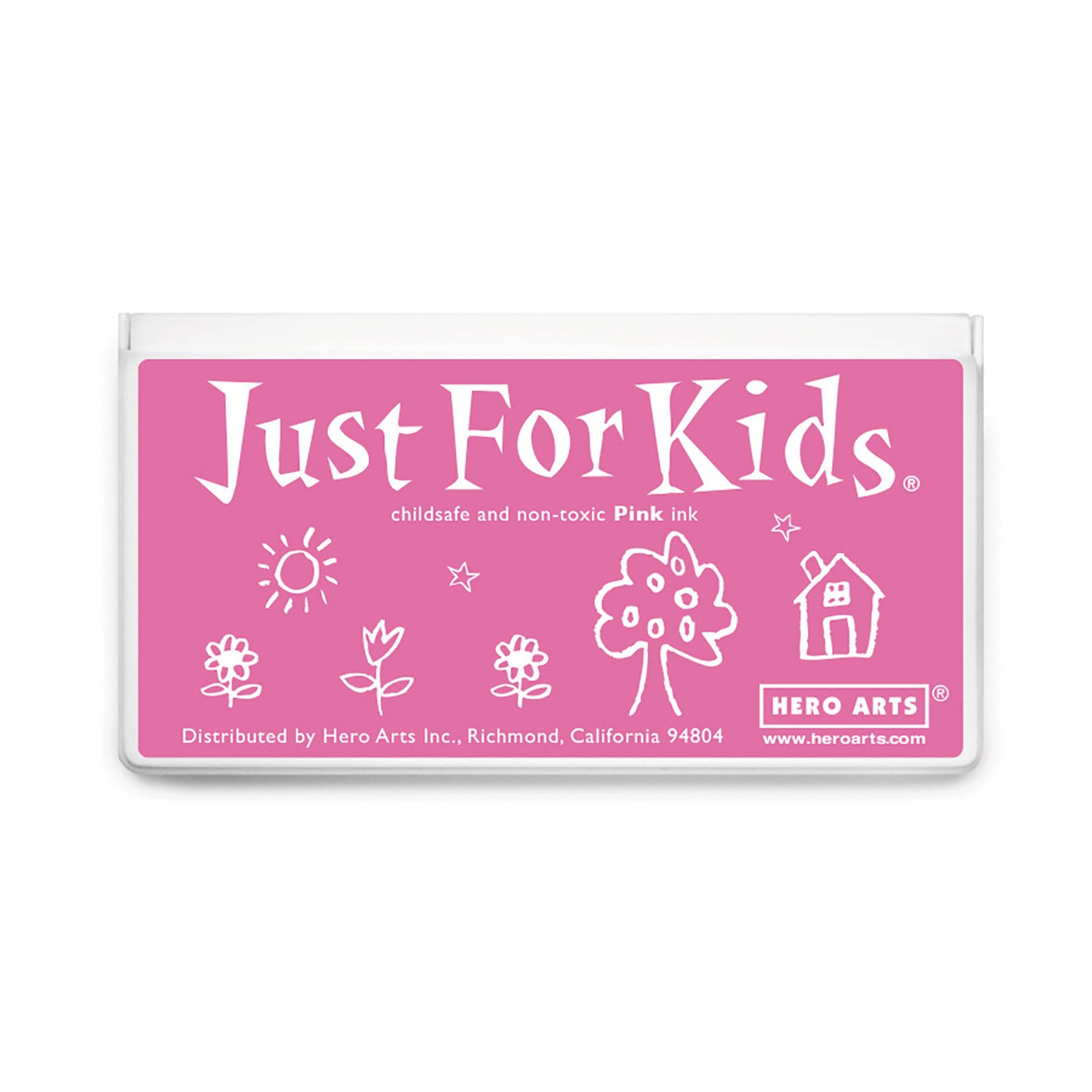 Jumbo Just for Kids Stamp Pad, Pink, Pack of 2