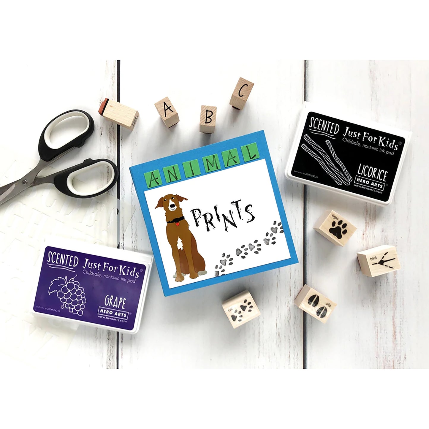 Hero Arts Ink N Stamp Animal Prints (HOALL 376)