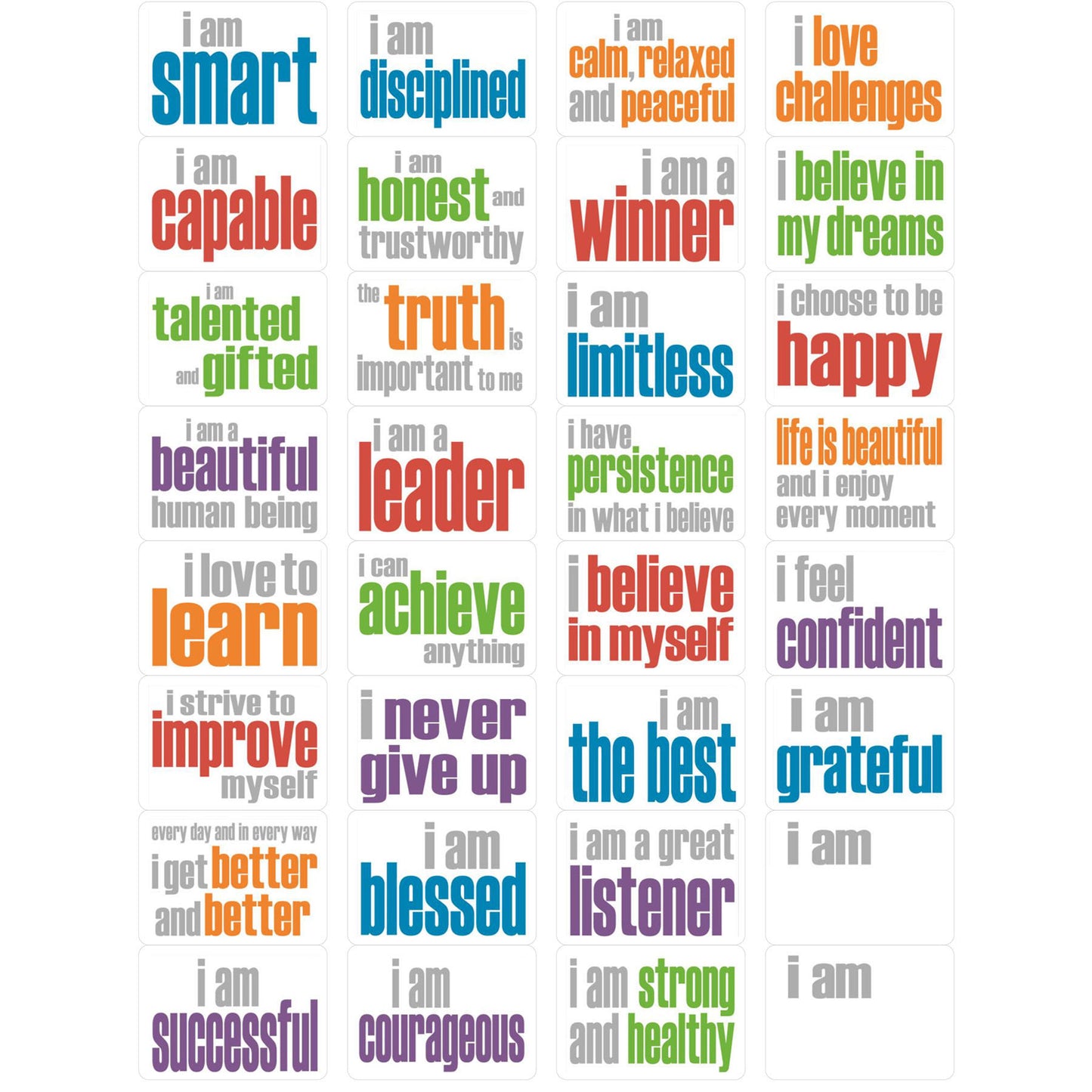 Inspired Minds Say It Think It Live It Stickers, 320 pack (ISM523-320S)