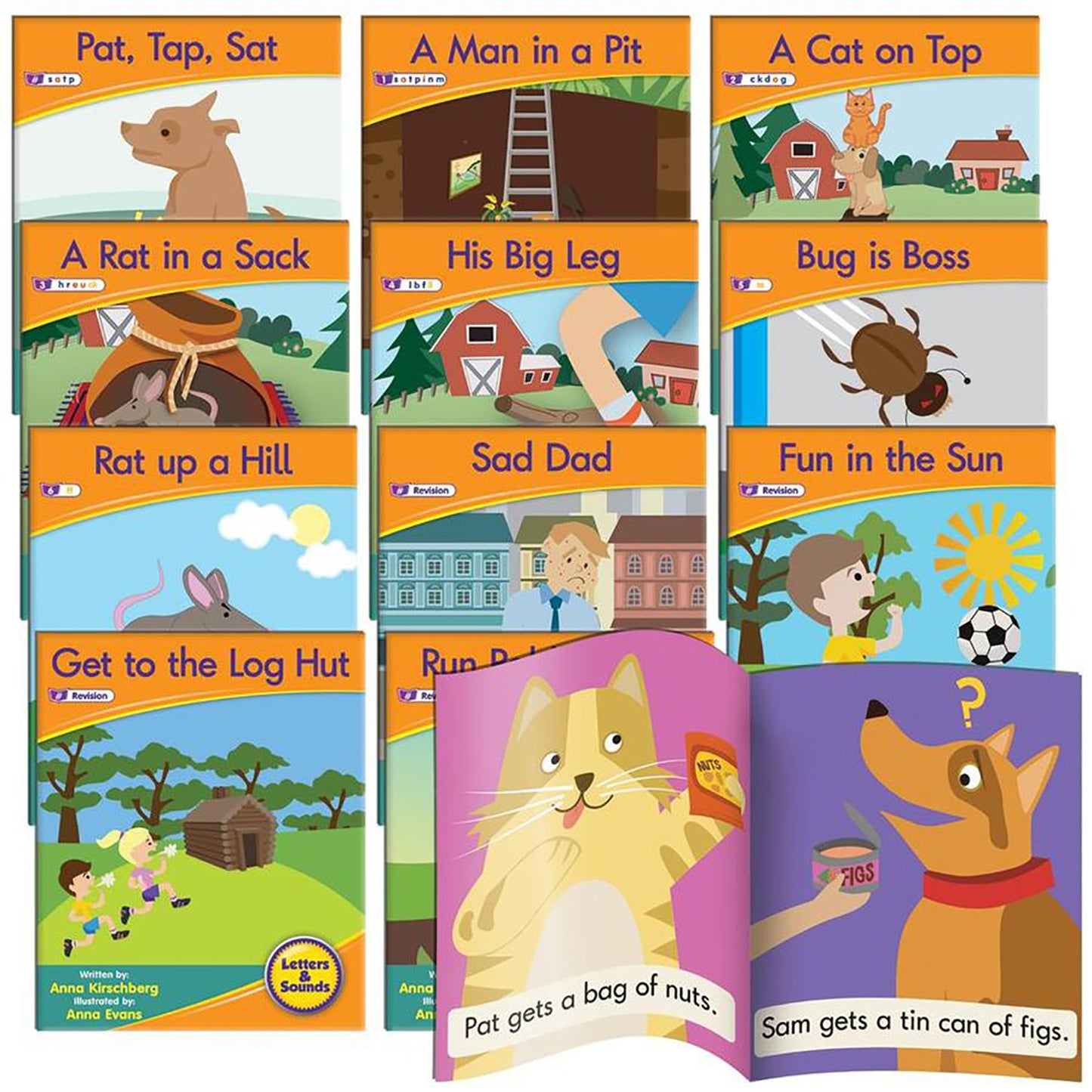Junior learning Letters & Sounds Phase 2 Set 1 Fiction (JRL 381)