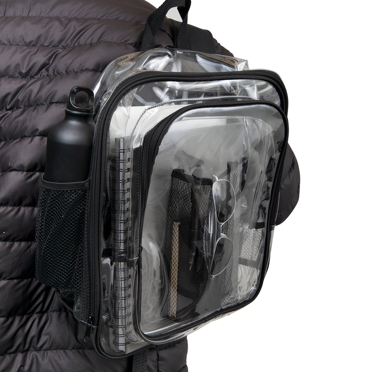 Bazic 14 Inch Clear Backpack (KITSB03-8199T-20)