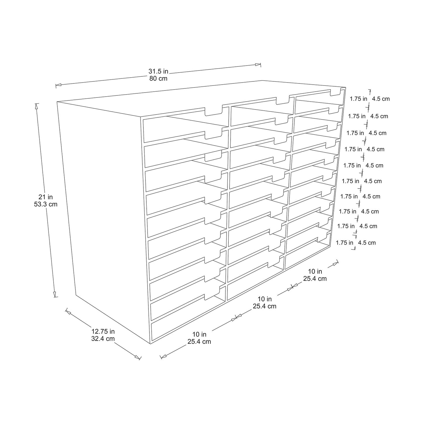 Dixon Classroom Keepers 30 Slot Mailbox (DIXP001318)