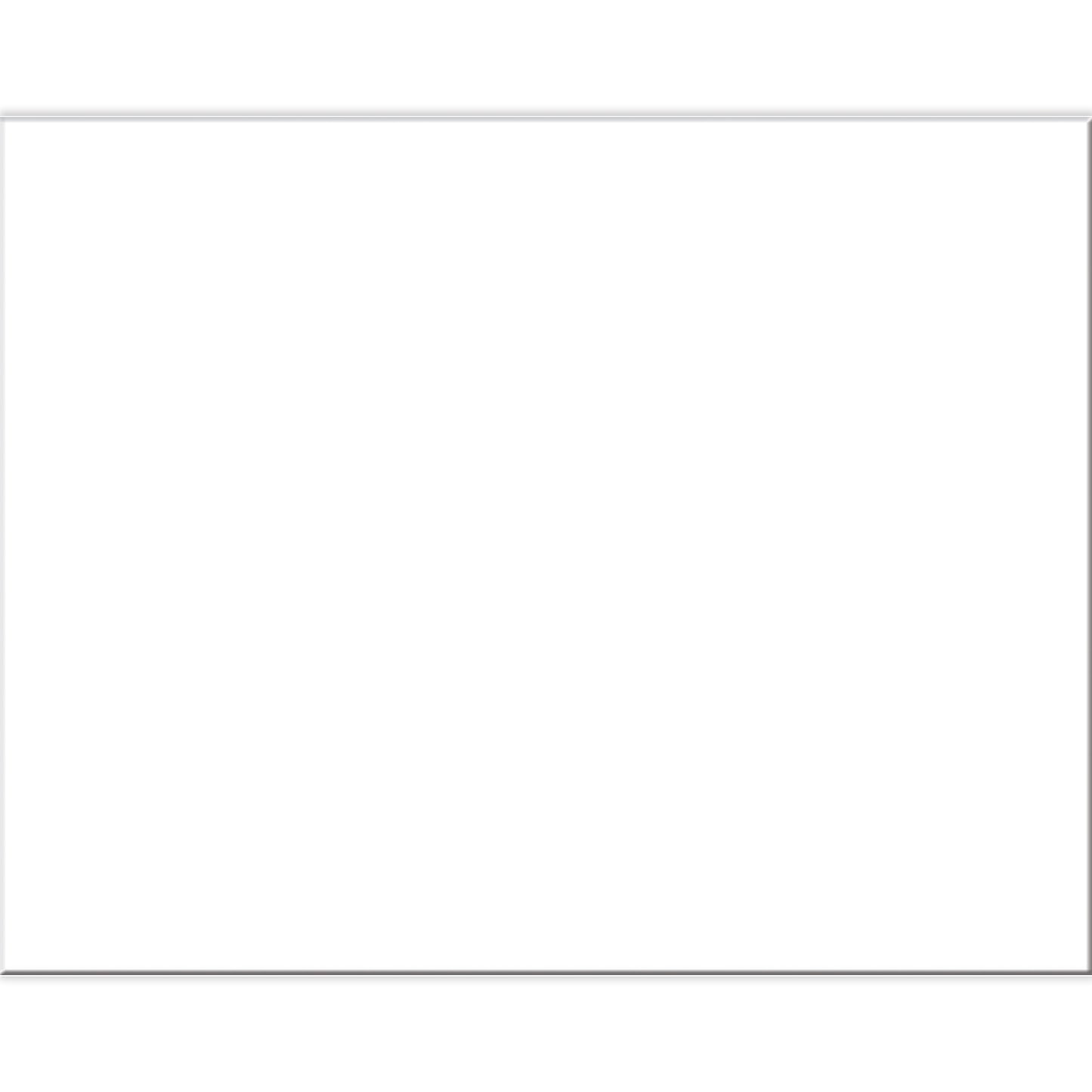 4-Ply Railroad Board, White, 22" x 28", 100 Sheets