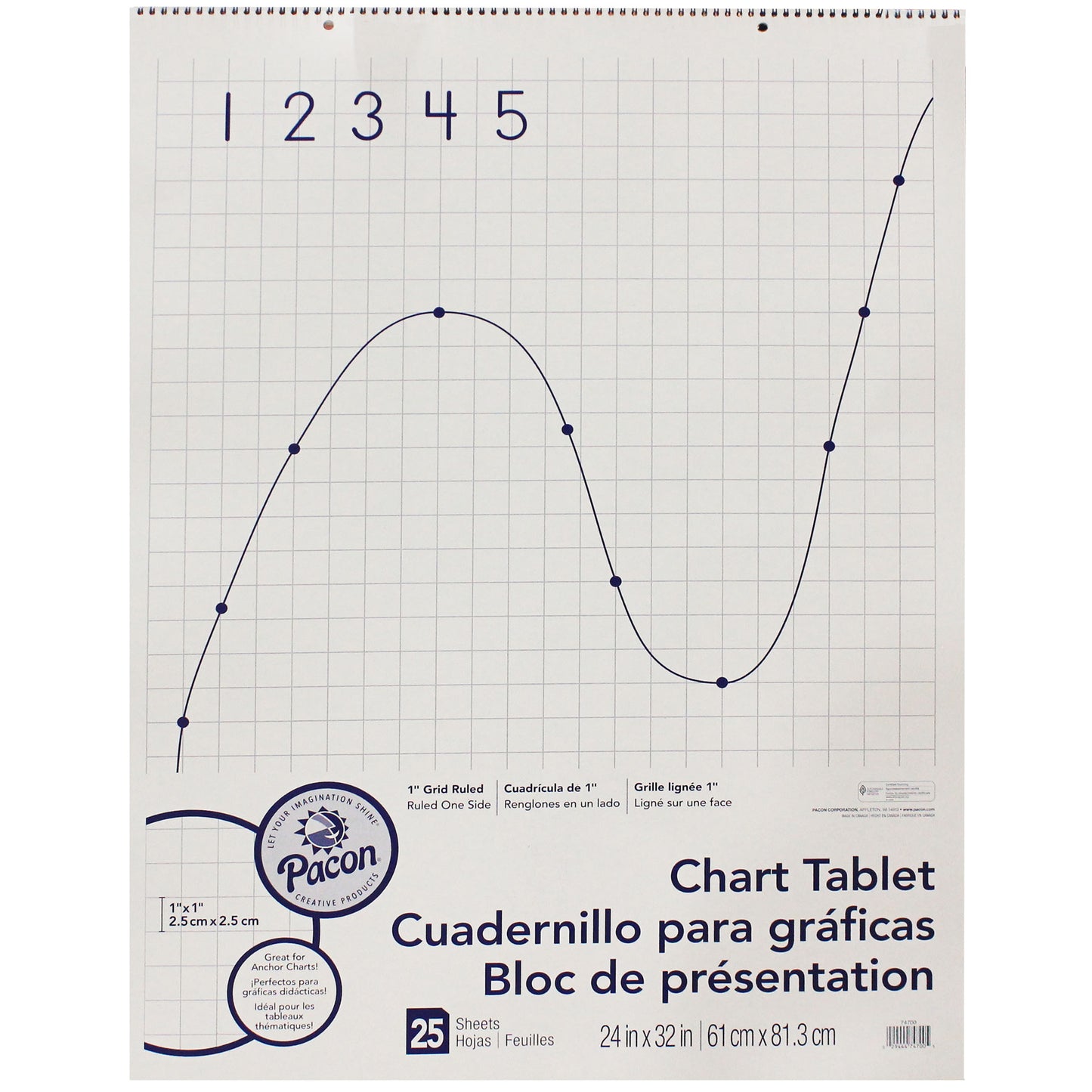 Dixon Grid Rule Chart Tablet (PAC 74700)