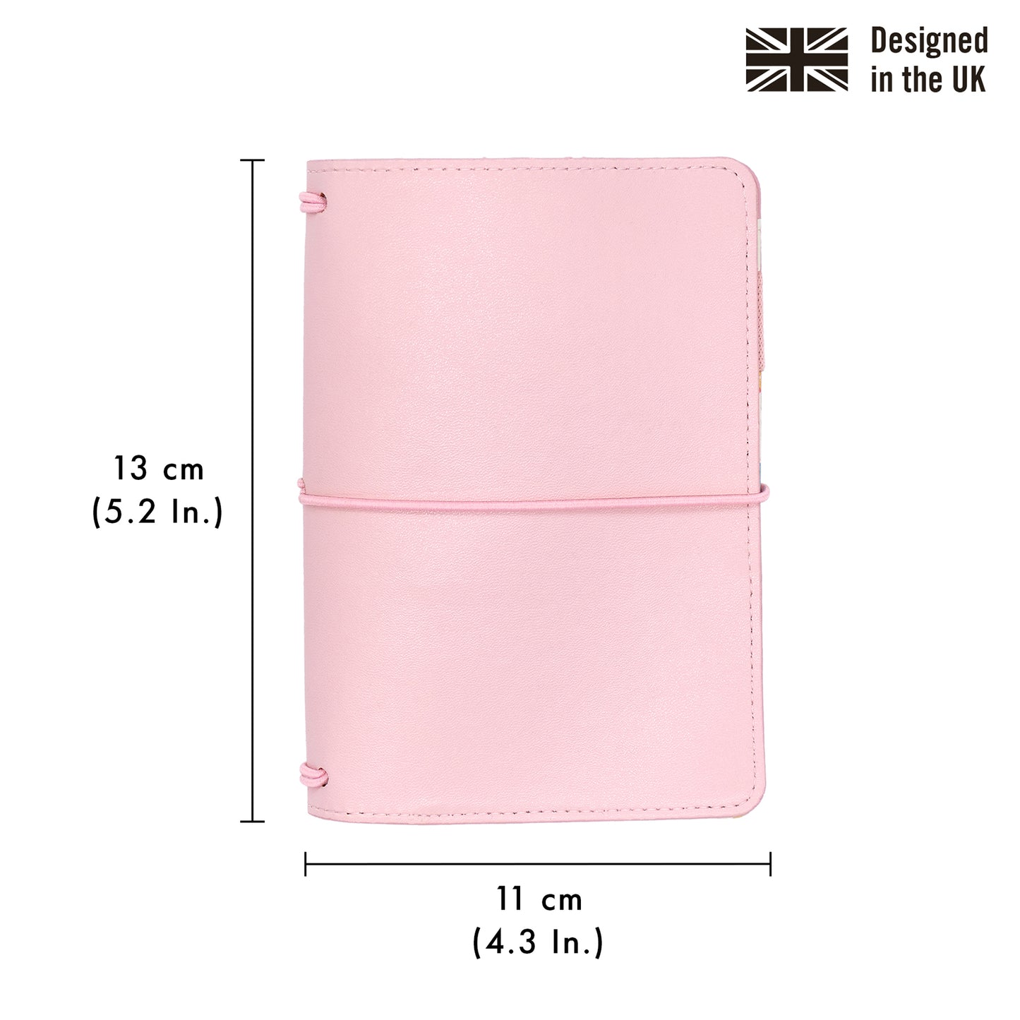 A6 Notebook and Passport Holder - Ballerina Pink